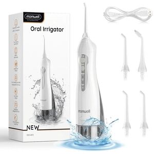 Mornwell FIRE! NIB! Cordless Rechargable Oral Irrigator in White. R2S!!